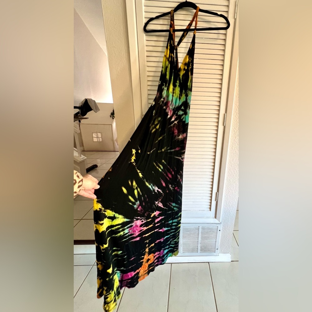 Hand tie-dyed dress from Hawaii Size Small